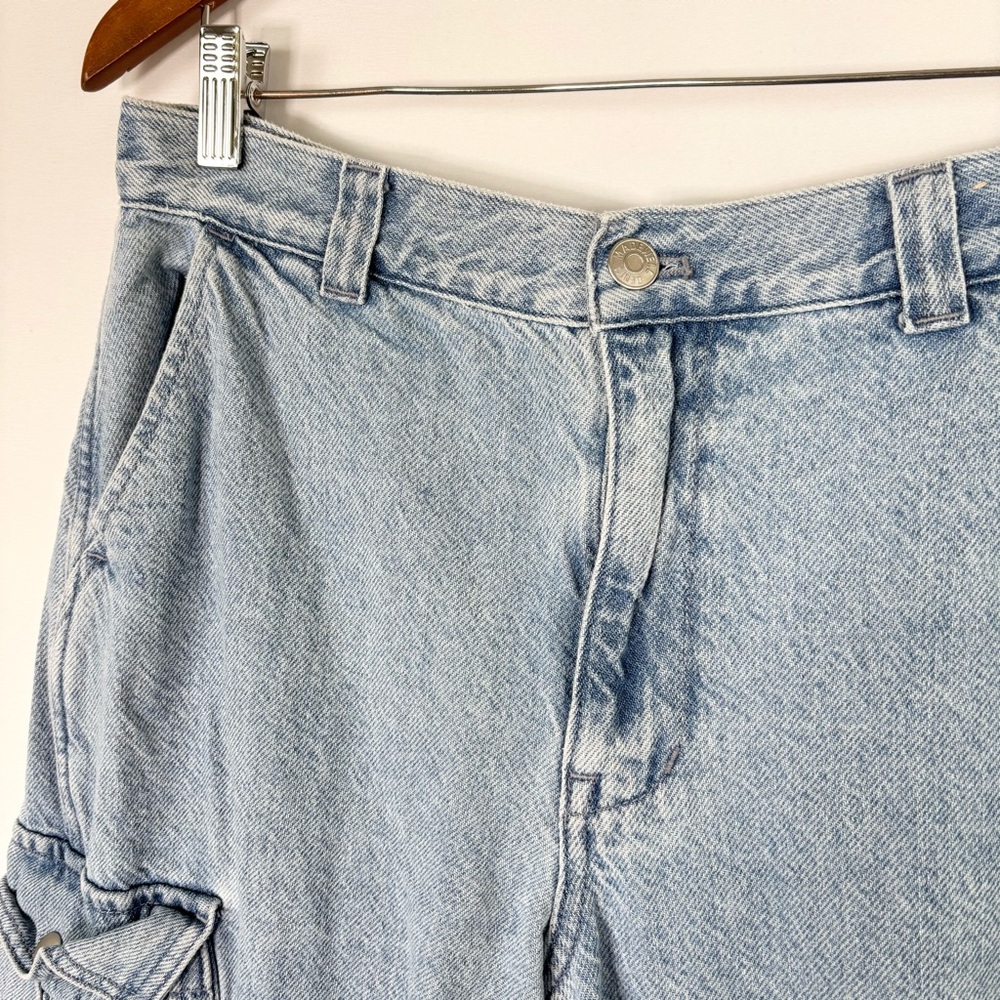 Madewell Low Slung Straight Cargo Jeans in Coleman Wash Size 28 - Picture 3 of 9